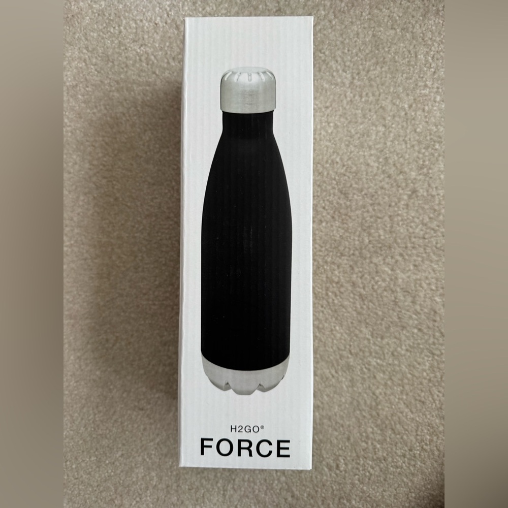 Force Black Water Bottle